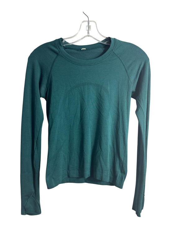 lululemon athletica Tops - Lululemon Swiftly Tech Long Sleeve Race Length Storm Teal Size 4